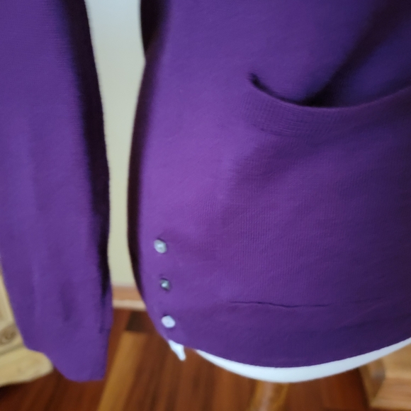 A/X ARMANI EXCHANGE | PURPLE CARDIGAN - Picture 8 of 14